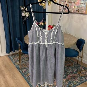 Victoria’s Secret Country Quality Cottons Gingham Babydoll Size LG
